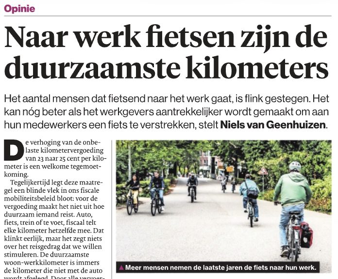 Voor LinkedIn opinie AD Niels van Geenhuizen